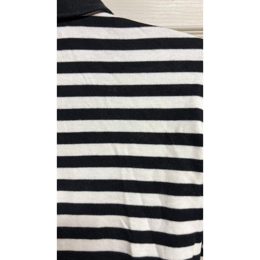 Lacoste Women Polo Pullover Dress Size 36 Blue White Stripe Long Sleeve VGUC - Picture 12 of 12